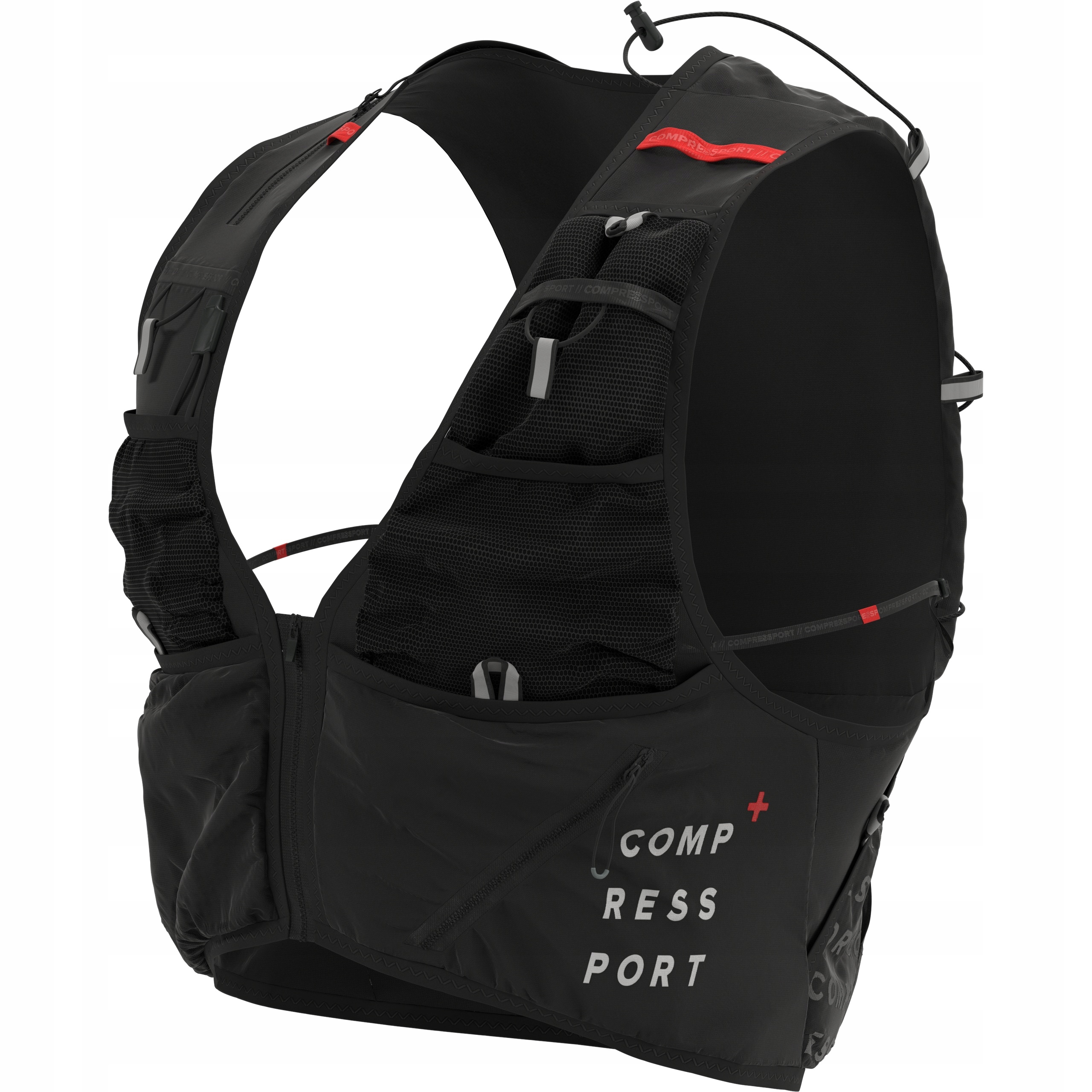 Kamizelka do Biegania Compressport Lekki Ultrun Pack 15 L 2 x flask M