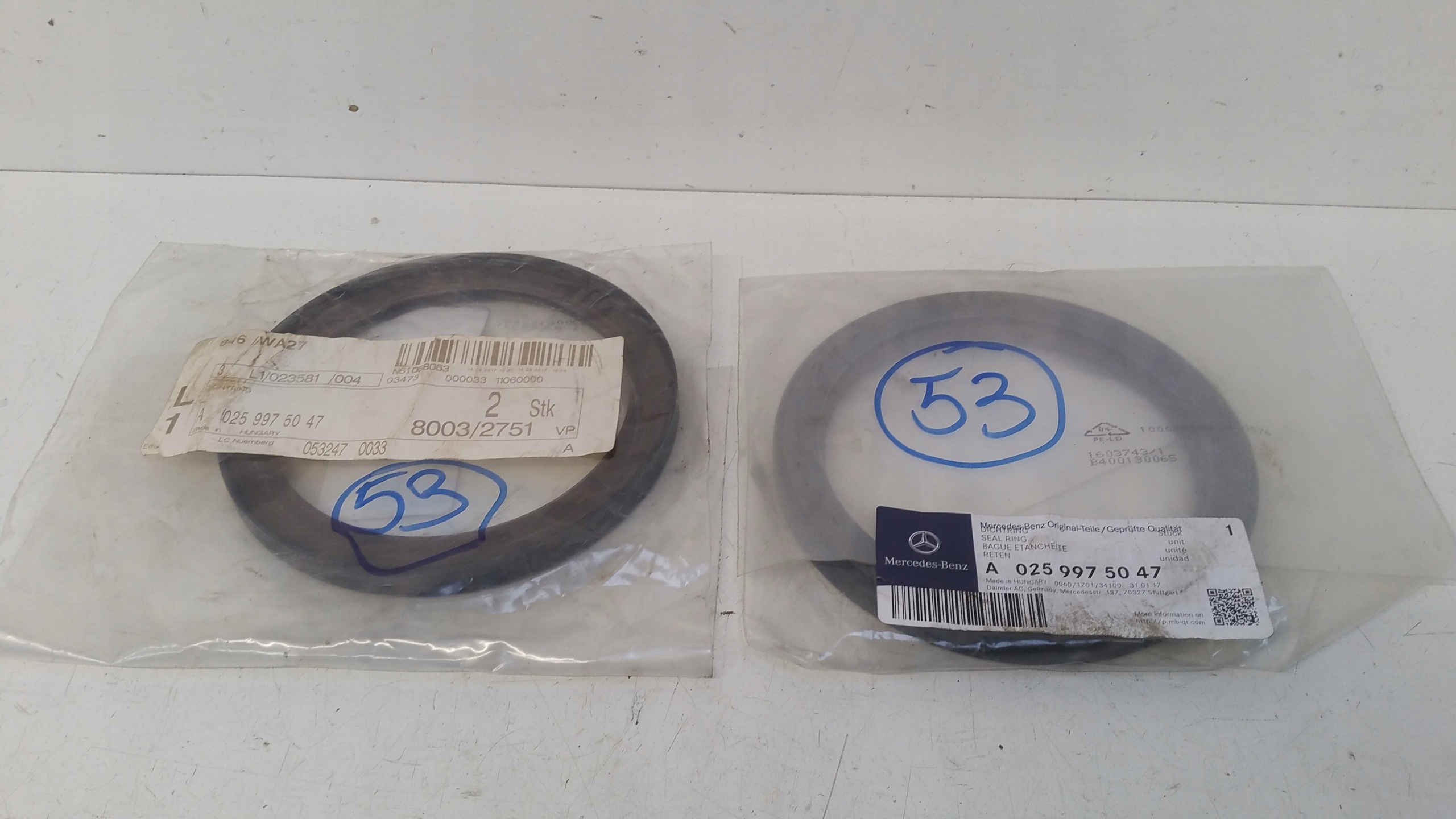 Uszczelniacz RING 0259975047 Mercedes