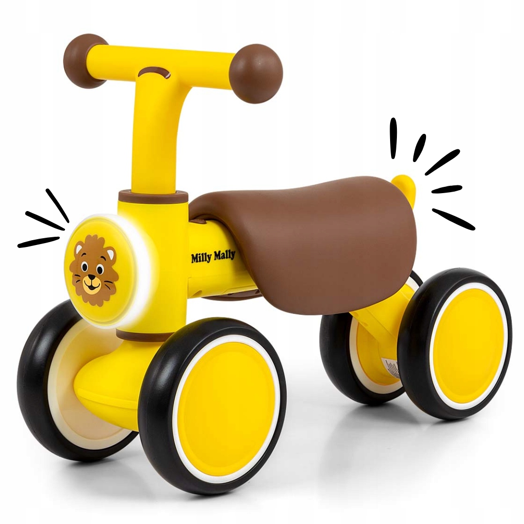 Jeździk pojazd dziecięcy lekki rowerek York Led dźwięki piankowe koła