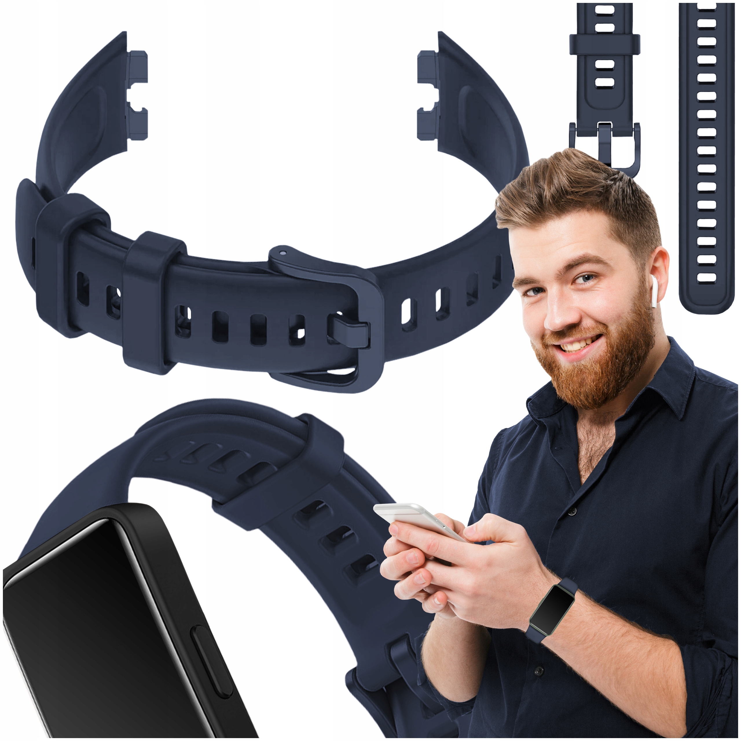 Pasek do Huawei Band 8 opaska do zegarka smartwatch mocna sportowa