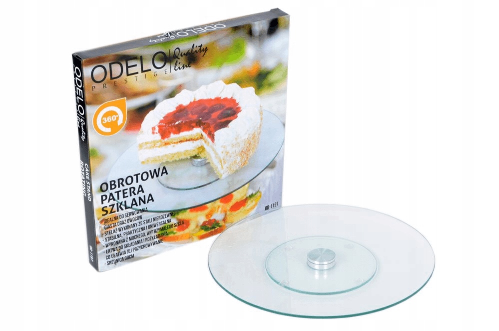 patera obrotowa szklana 30cm | OD1197 — 4