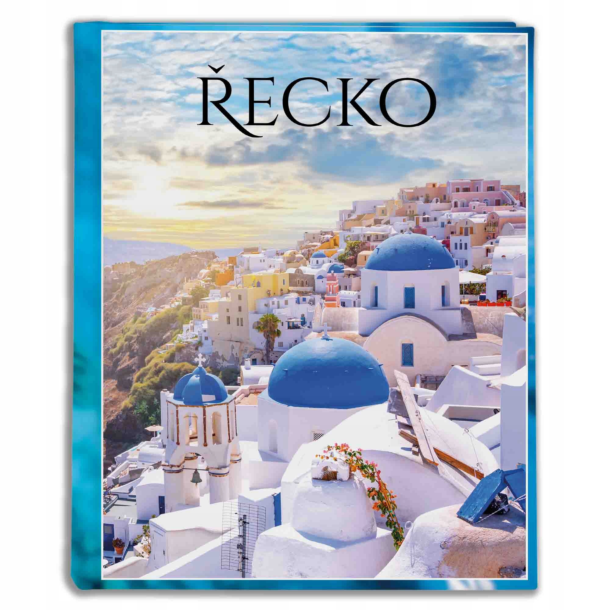 Tradiční album na fotografie s 60 černými listy 19,5x26 cm Řecko 625(cz)