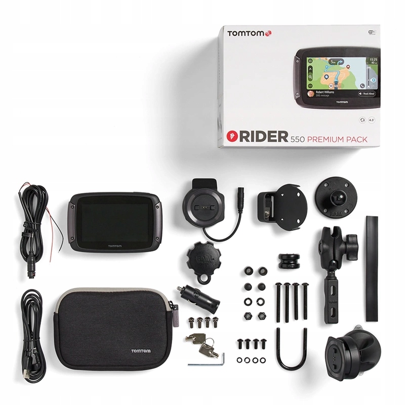 Navigácia TomTom Rider 550 Premium Pack Darčeky