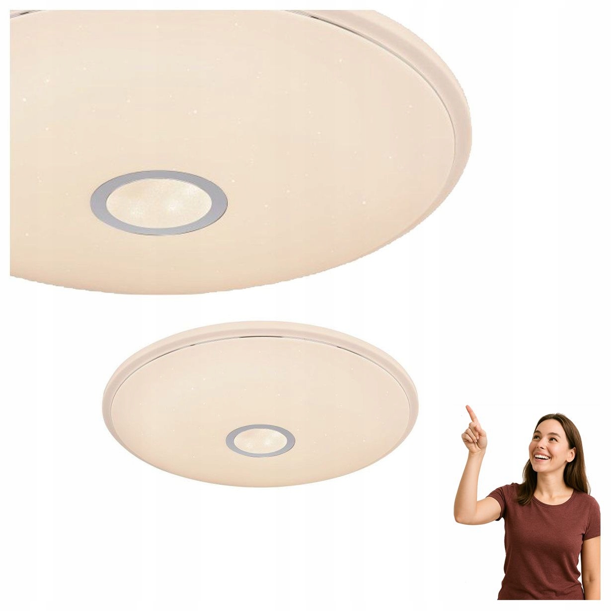 Led Stropné Svietidlo 30W Connor 41386-30SH Globo