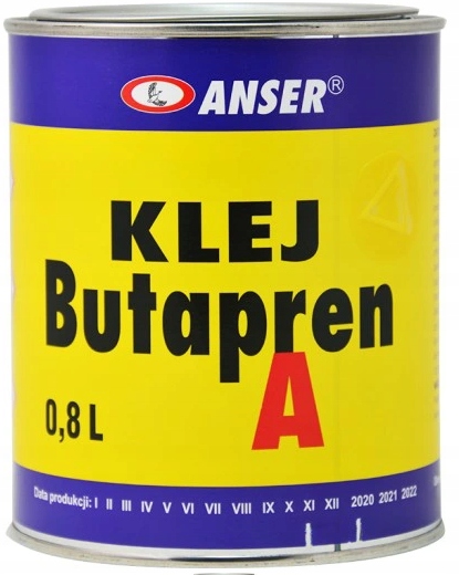 

Klej Butapren A skóra obuwie guma filc Anser 0,8l