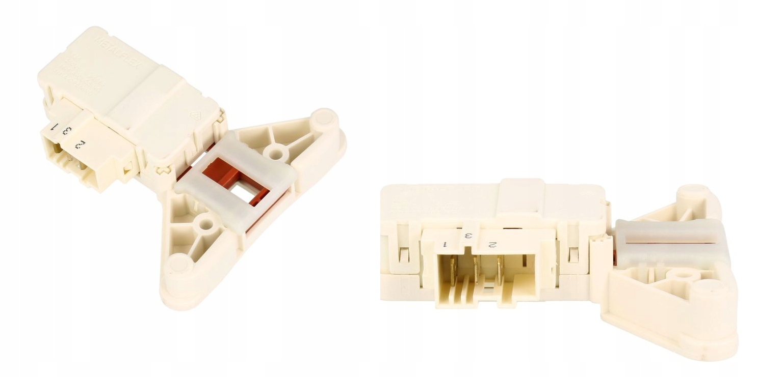 BLOKADA ZAMEK DRZWI PRALKI ELECTROLUX ZANUSSI - 3 STYKI (METALFLEX ZV446)