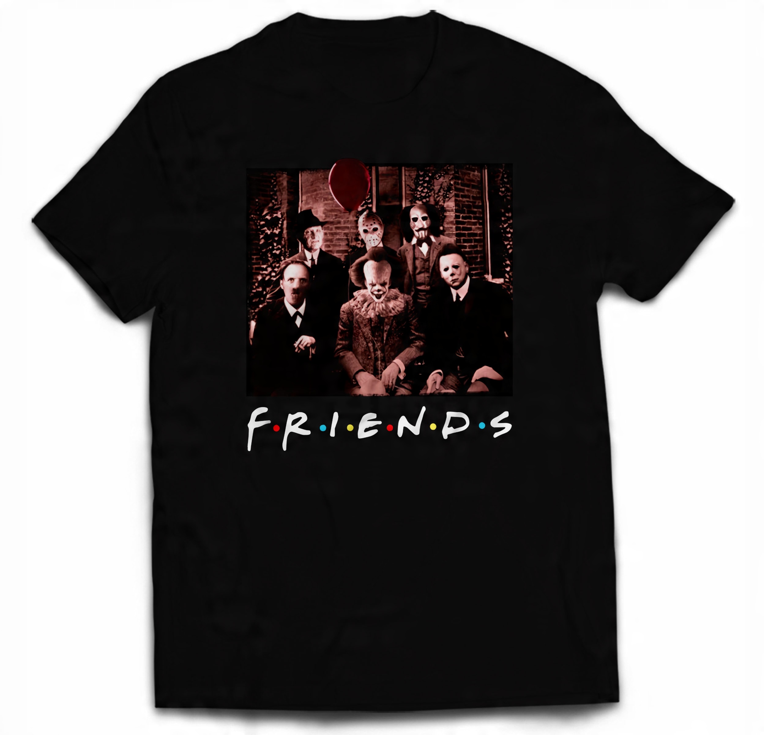 

Halloween Friends Freddy Jason Chucky Clown 3XL