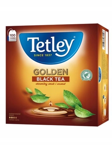 Čaj Tetley Golden Black 100 x 2 g