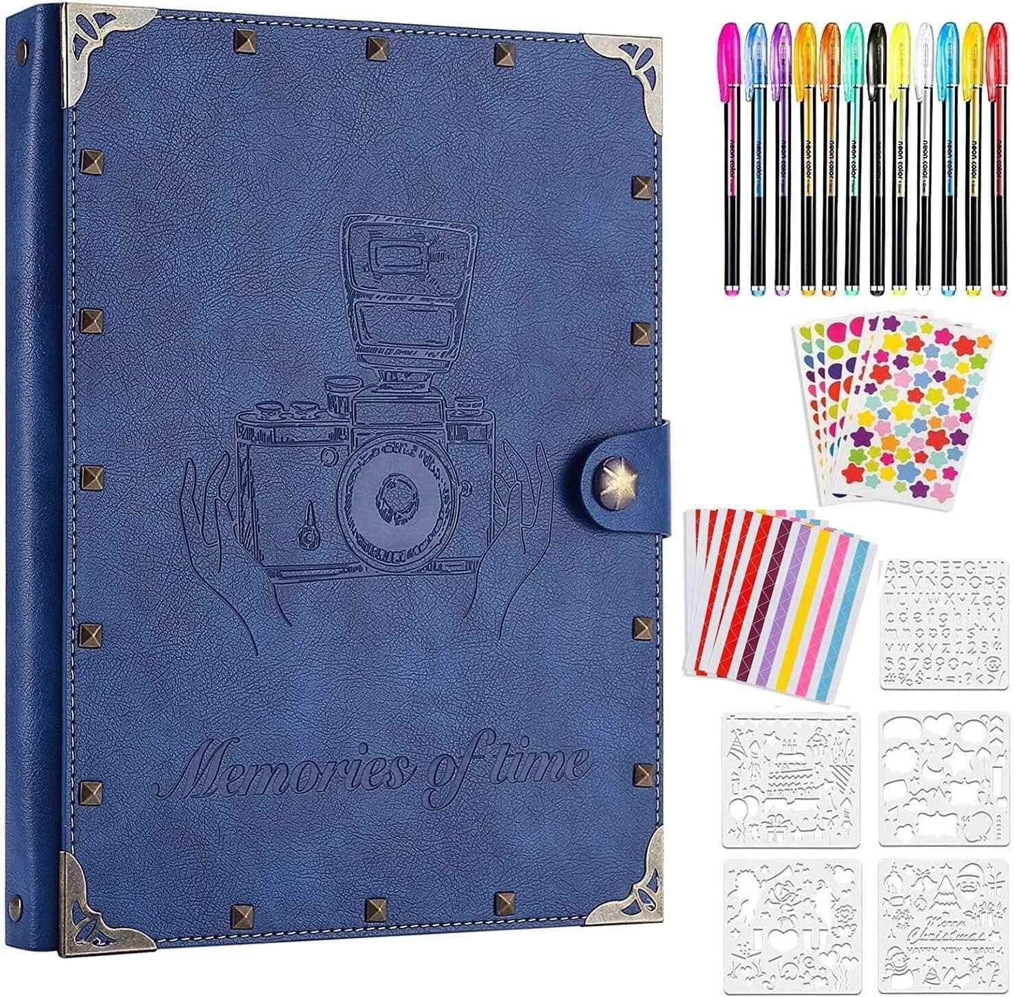 Zeeyuan Skórzany Album fotograficzny Diy w stylu vintage 60 stron