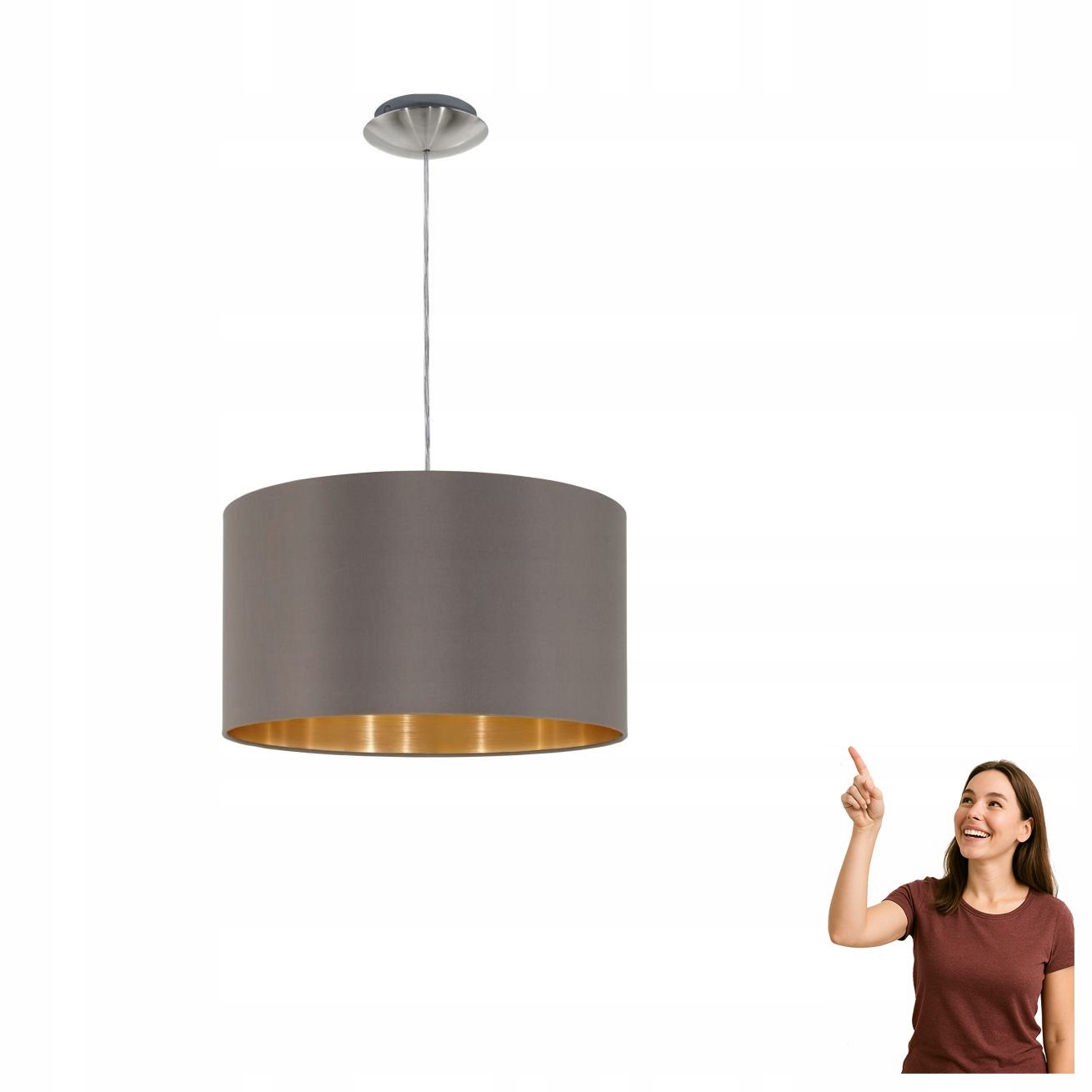 Závesná lampa Maserlo 31603 Eglo