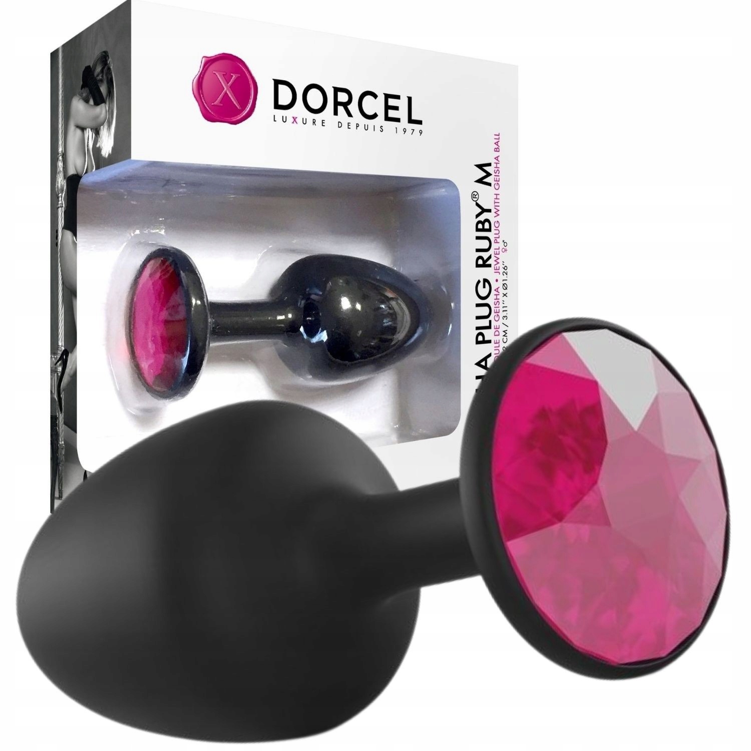 

Dorcel M Klasyczny korek analny z diamencikiem