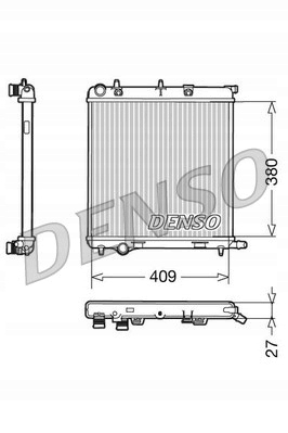 DENSO CHŁODNICA DRM21026 DRM21026 DENSO 732831