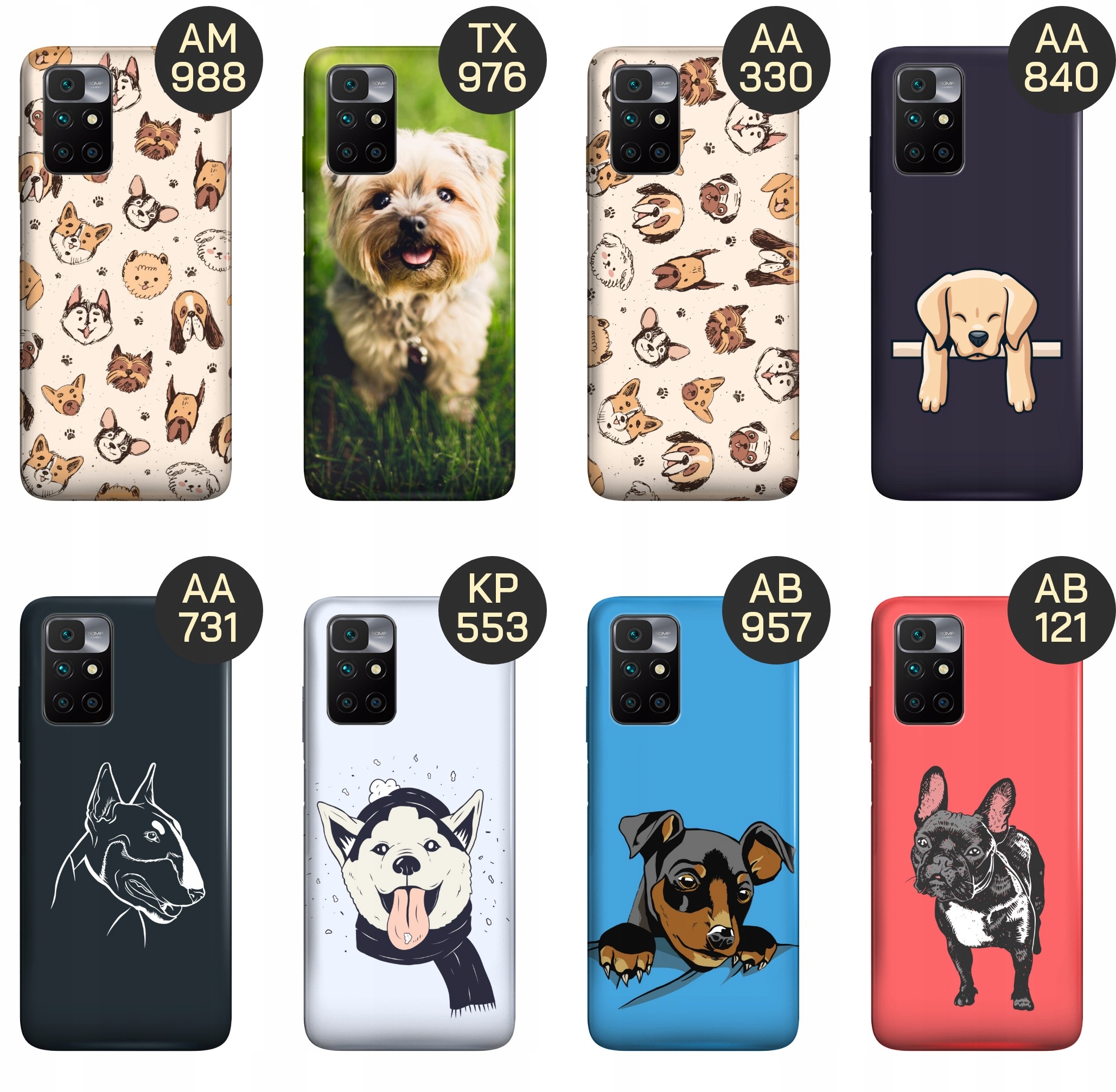 ETUI DO XIAOMI REDMI 10 WZORY PSY PIESKI PSIAKI OBUDOWA POKROWIEC CASE Stan opakowania oryginalne