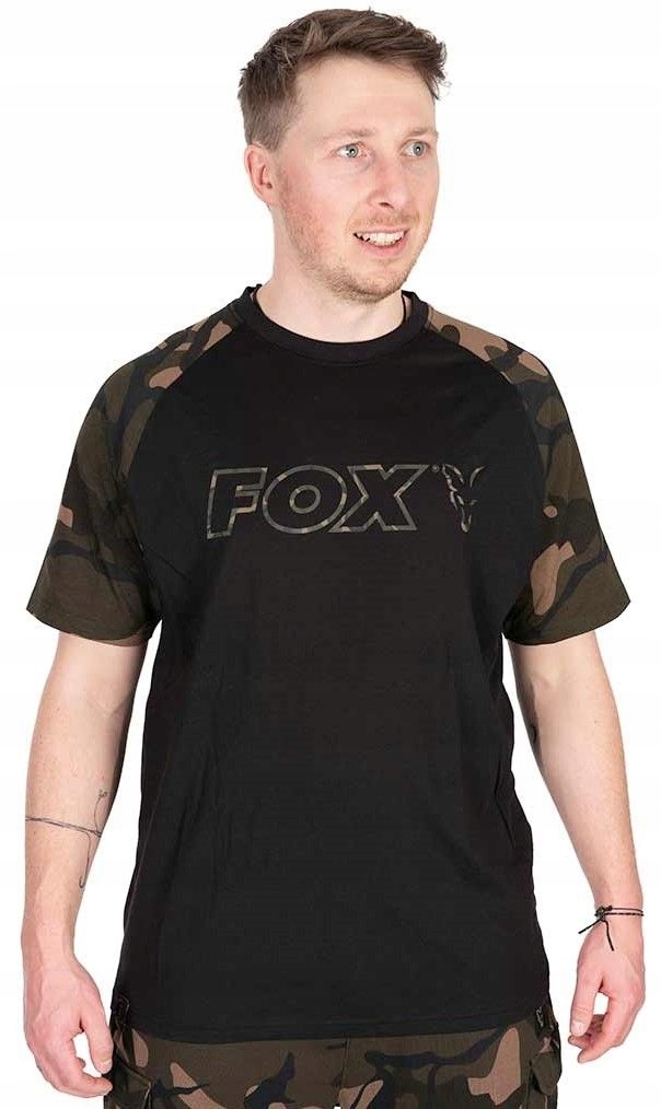 Koszulka T-shirt Fox Outline Black Camo Rozm XXL