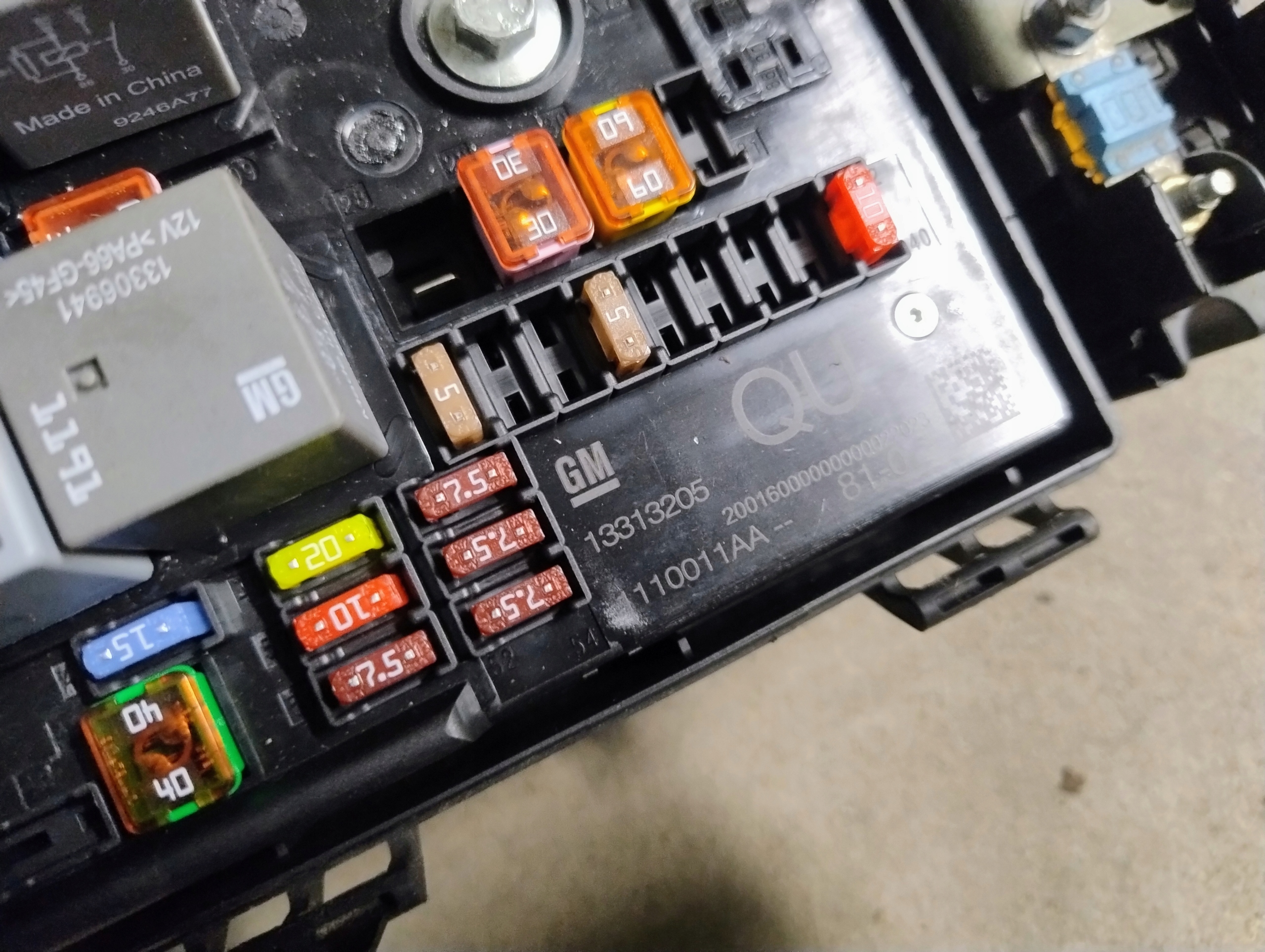 module BSI OPEL ASTRA J UCH 13313205 QU