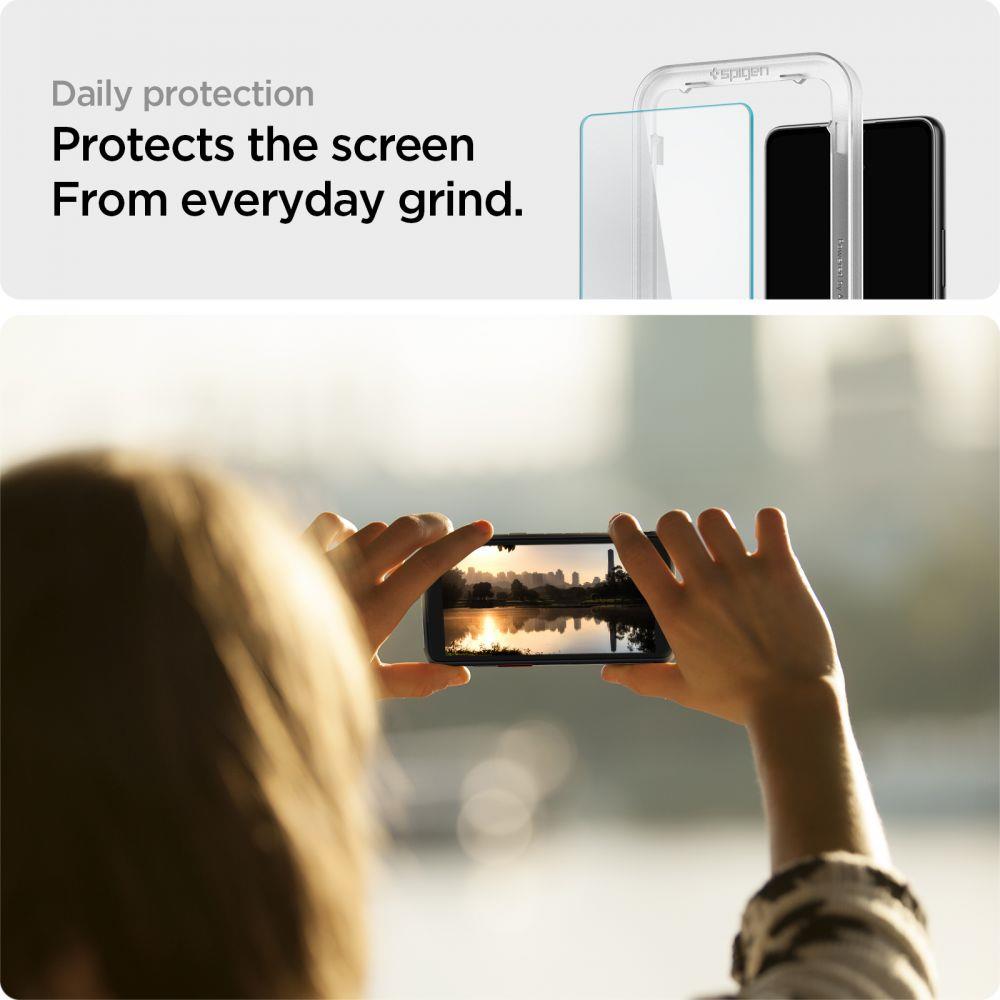 Szkło Ochronne Spigen Alm Glas.tr do Galaxy A53 5G Producent inny