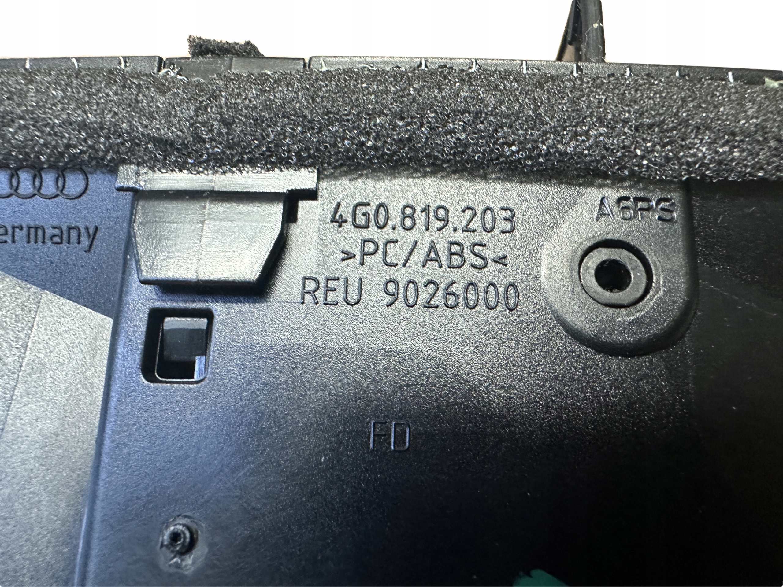 AUDI A6 A7 4G grid air conditioning devices rear part 4G0819203A