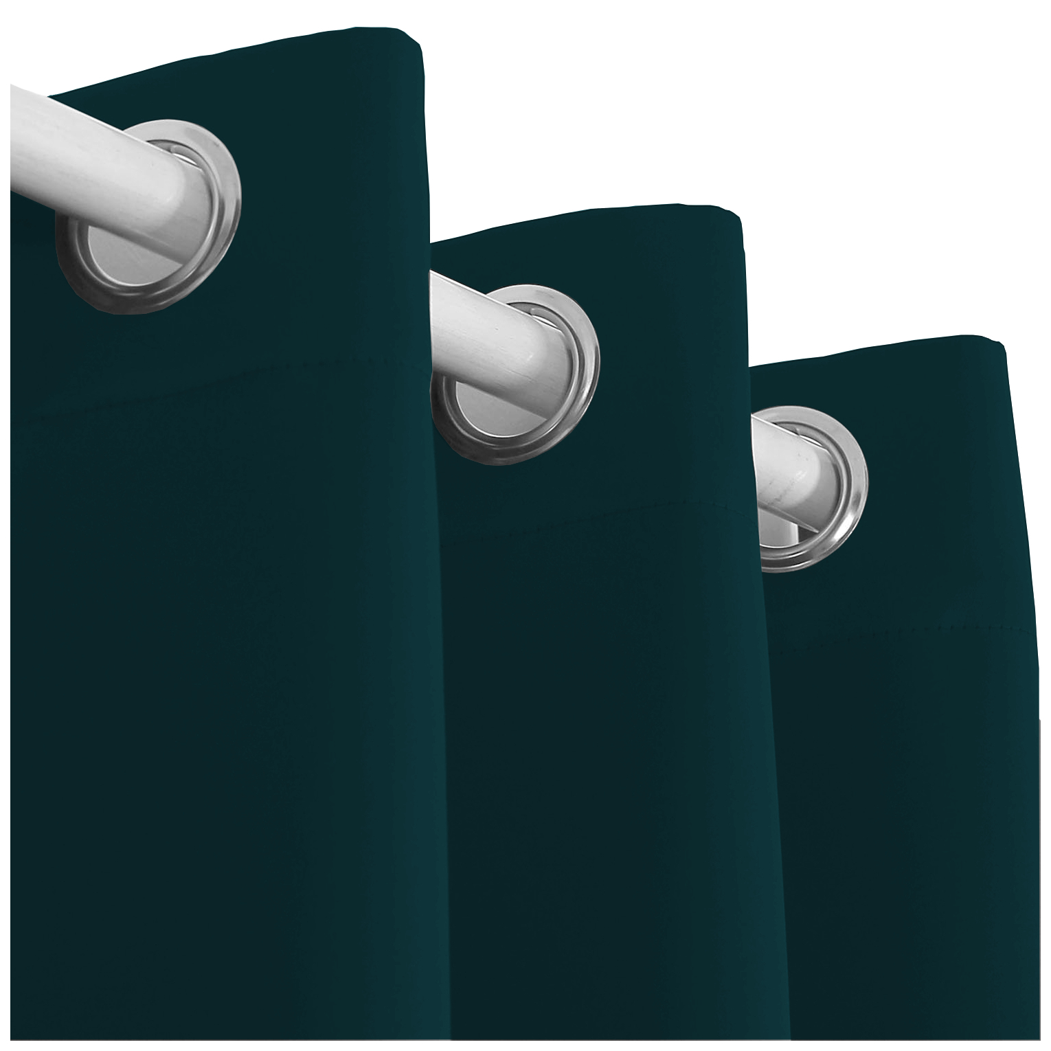 

Zasłona matowa Panama przelotki 145x250 ciem.lazur