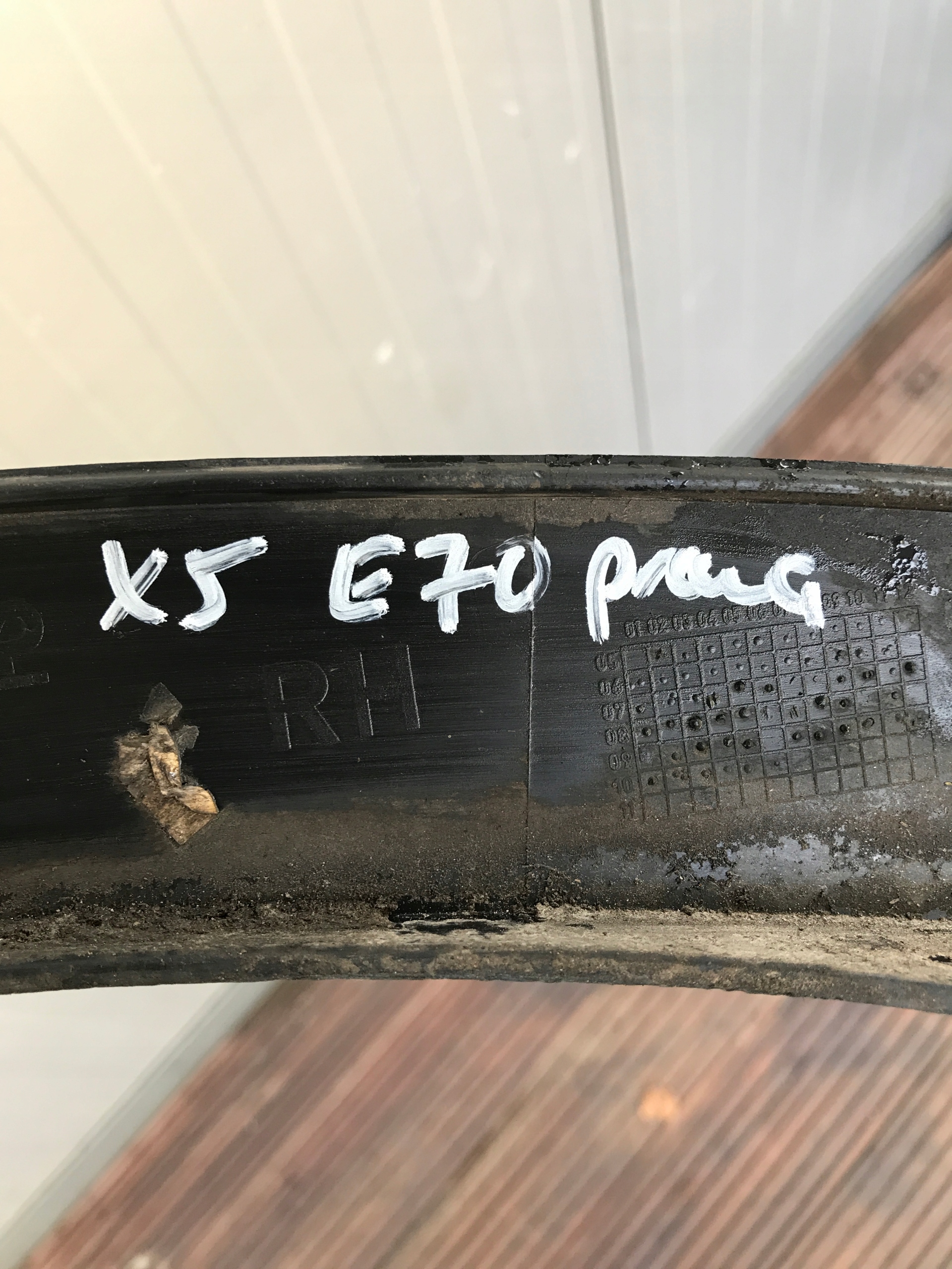 modanatura parafango Destra posteriore BMW X5 E70 7158426