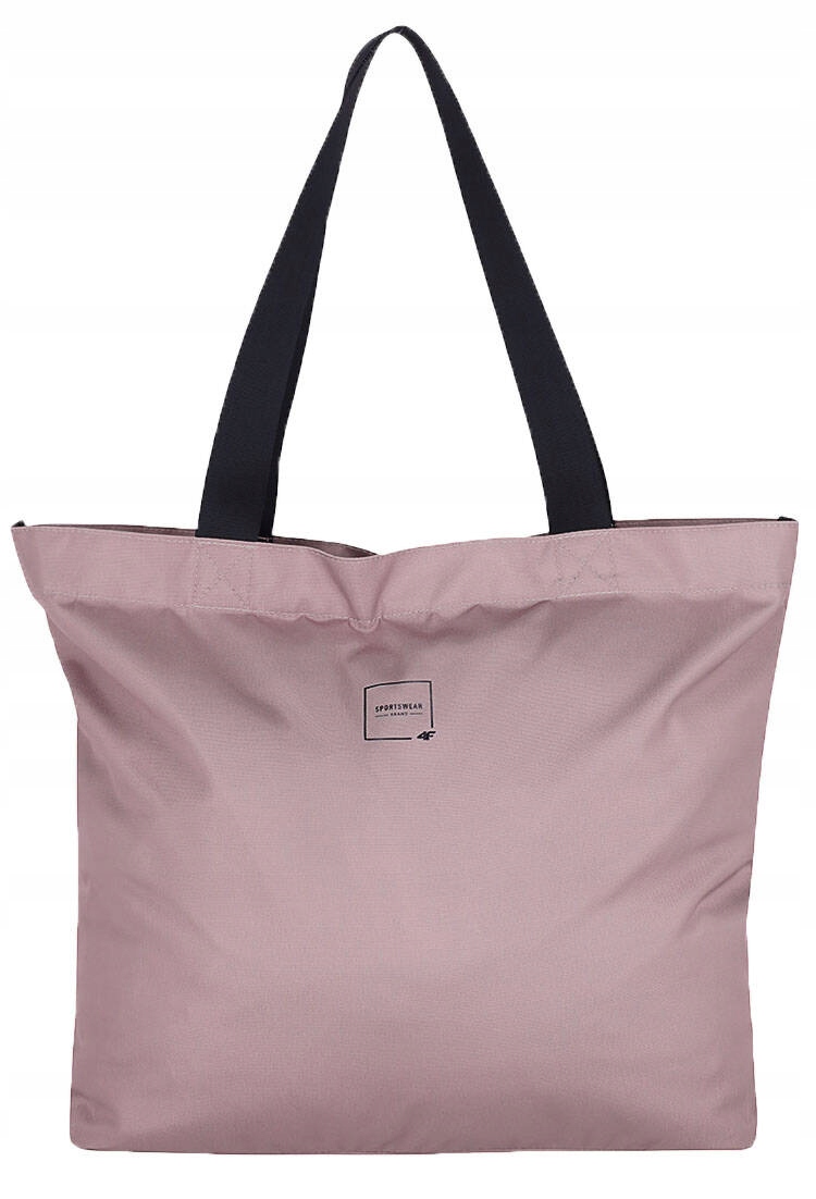 4F MIEJSKA SPORTOWA STYLOWA TORBA NA RAMIĘ Z ODPINANĄ KOSMETYCZKĄ RÓŻOWA Marka 4F