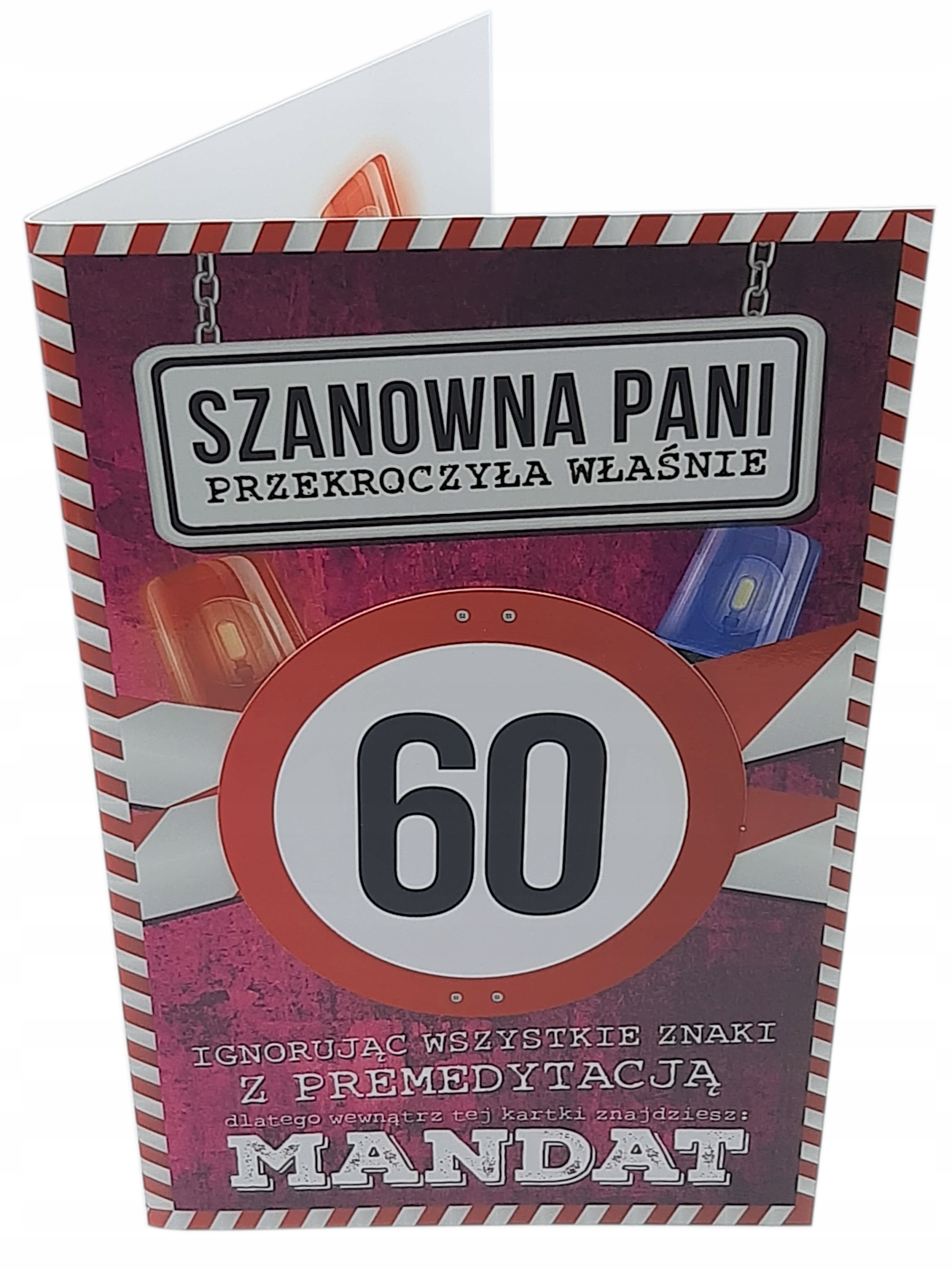 

prezent na 60 urodziny dla kobiety kartka mandat