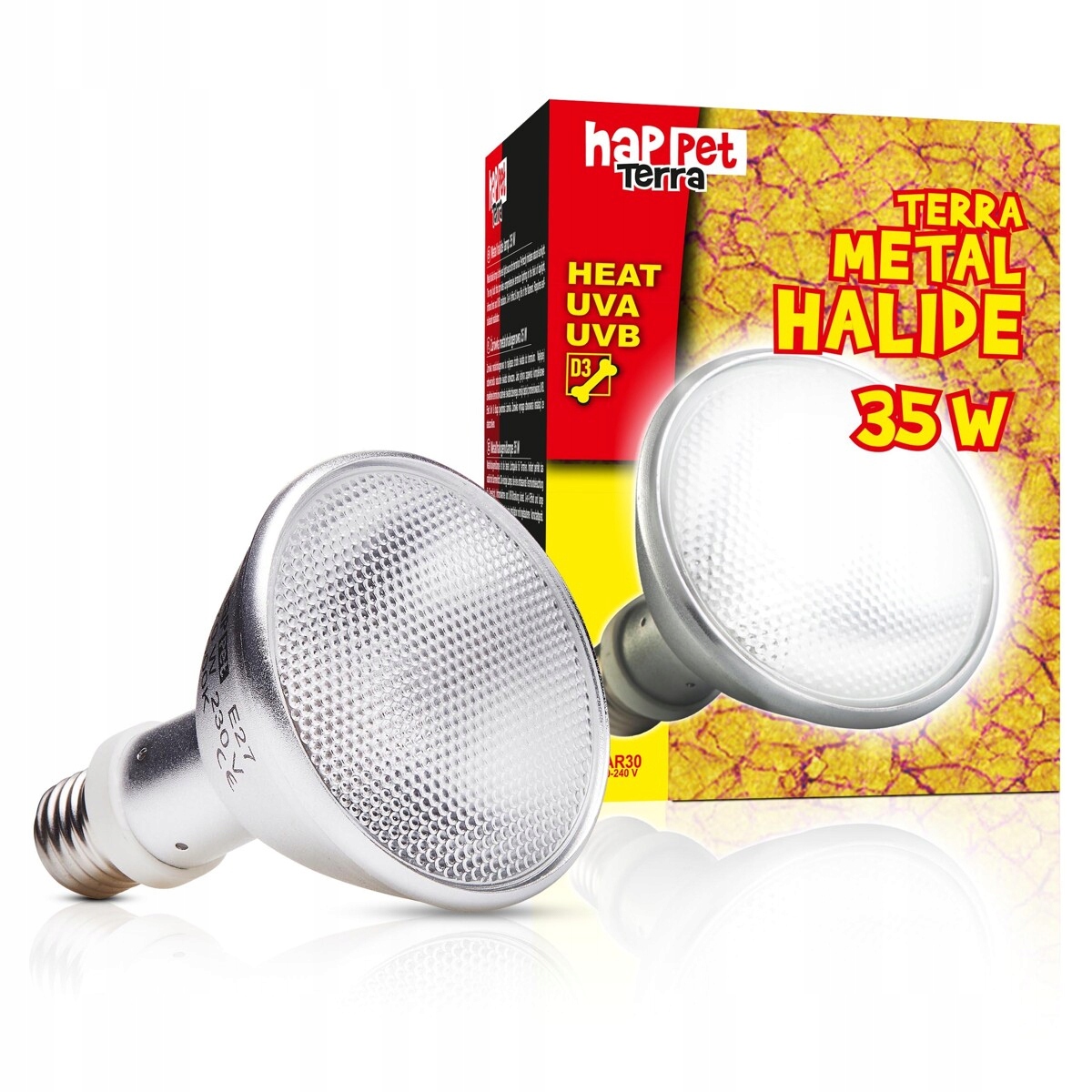 Topná žárovka Terra Uvb 35W Metahalogen Reptile Terrarium