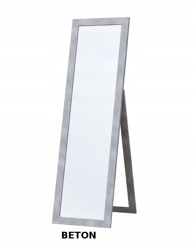 DUŻE lustro STOJĄCE rama PREMIUM 160x50 BETON Marka Profilmat