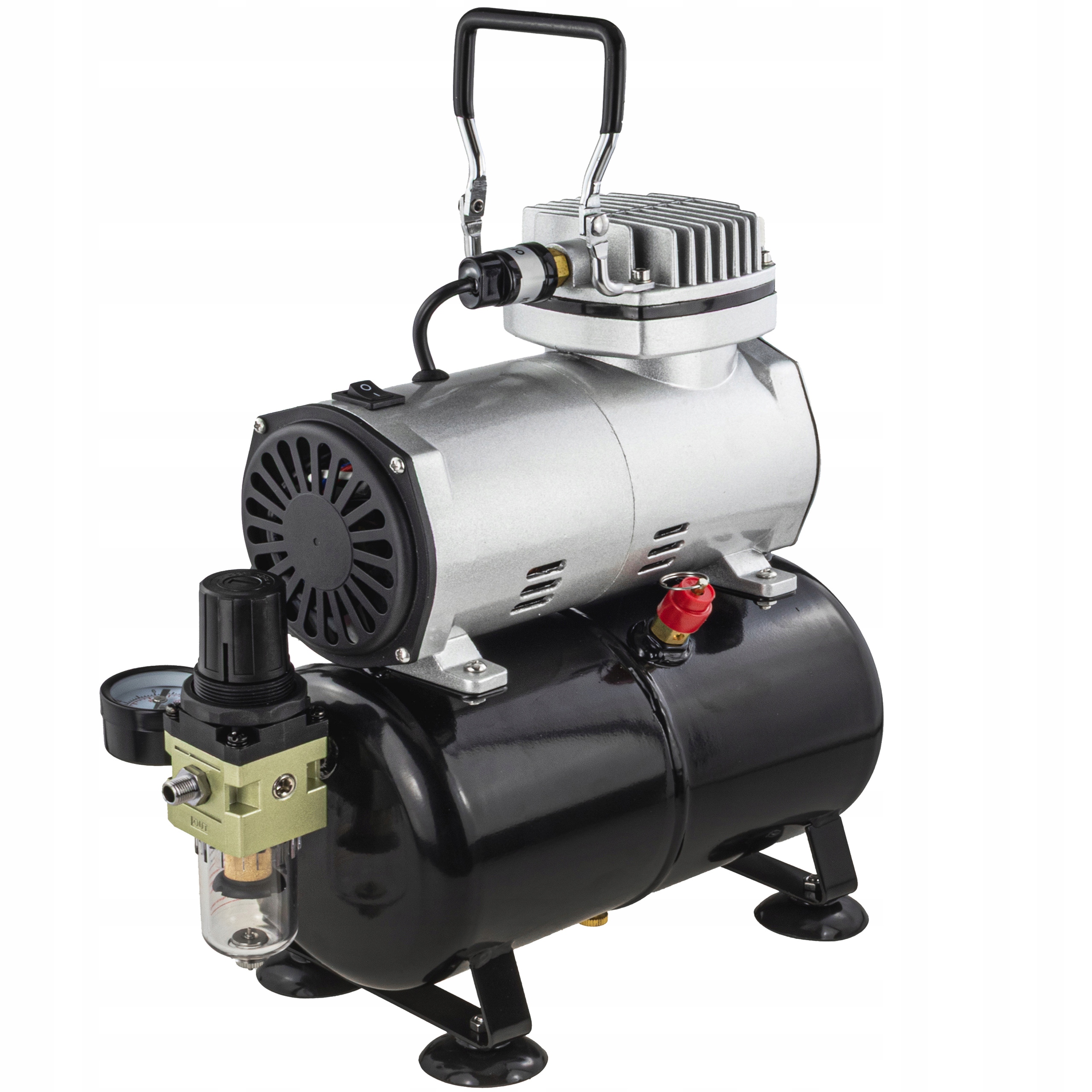 Kompresor Modelarski Aerografu z BUTLĄ 3L oryginał AS-186 VORFAL Oryginał