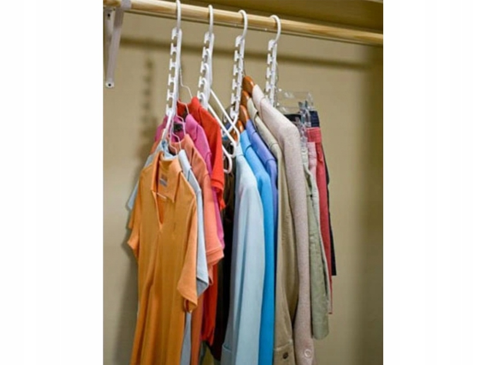 ORGANIZER DO SZAFY NA WIESZAKI UBRANIA 8 SZT Liczba sztuk 8 szt.