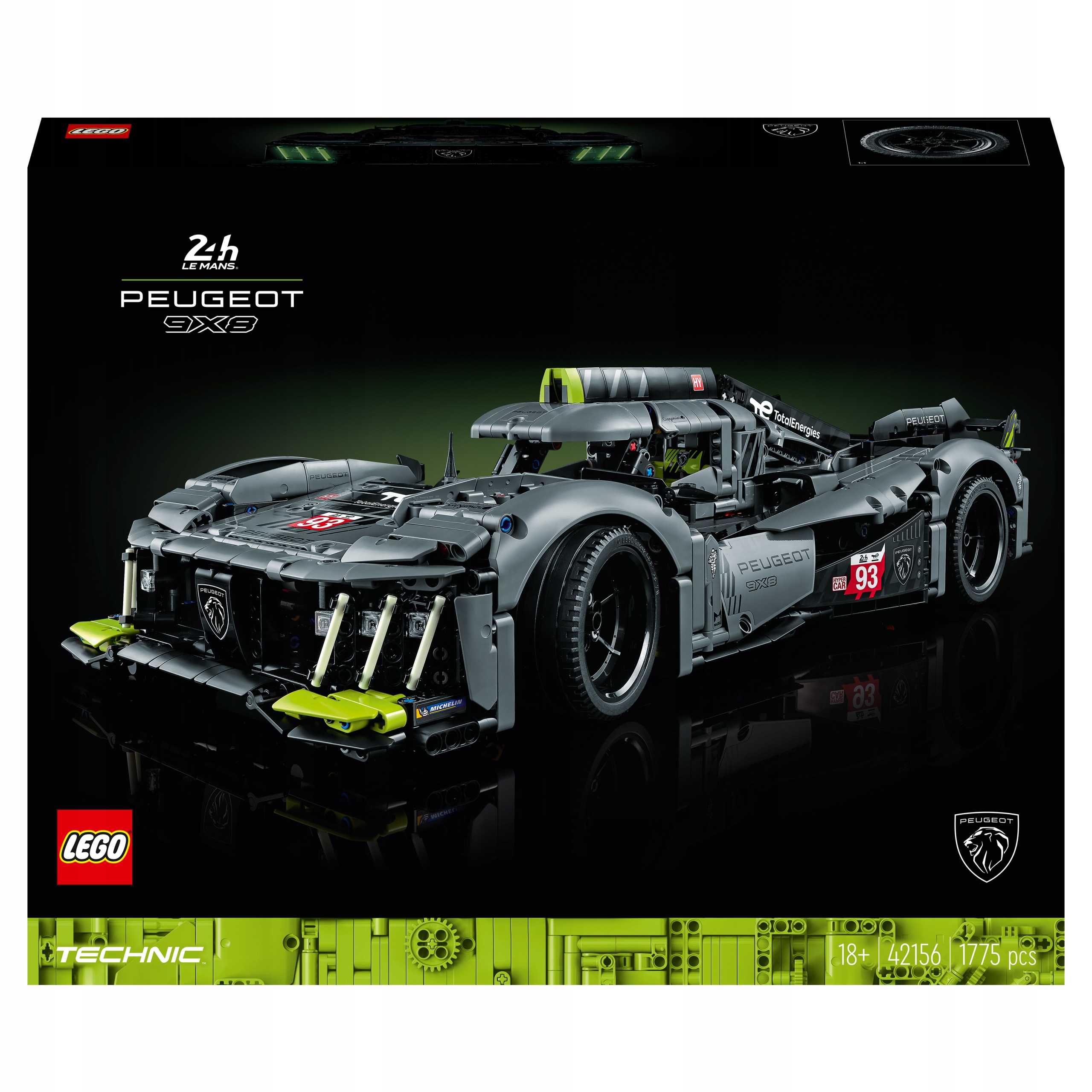 

Lego Technic Peugeot 9X8 Le Mans Hybrid 42156
