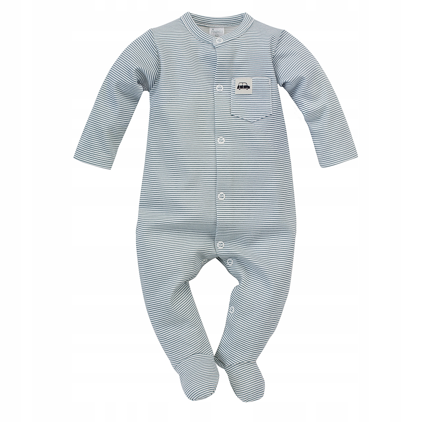 

Pajac ecru w paski Little Car rozmiar 62 Pinokio