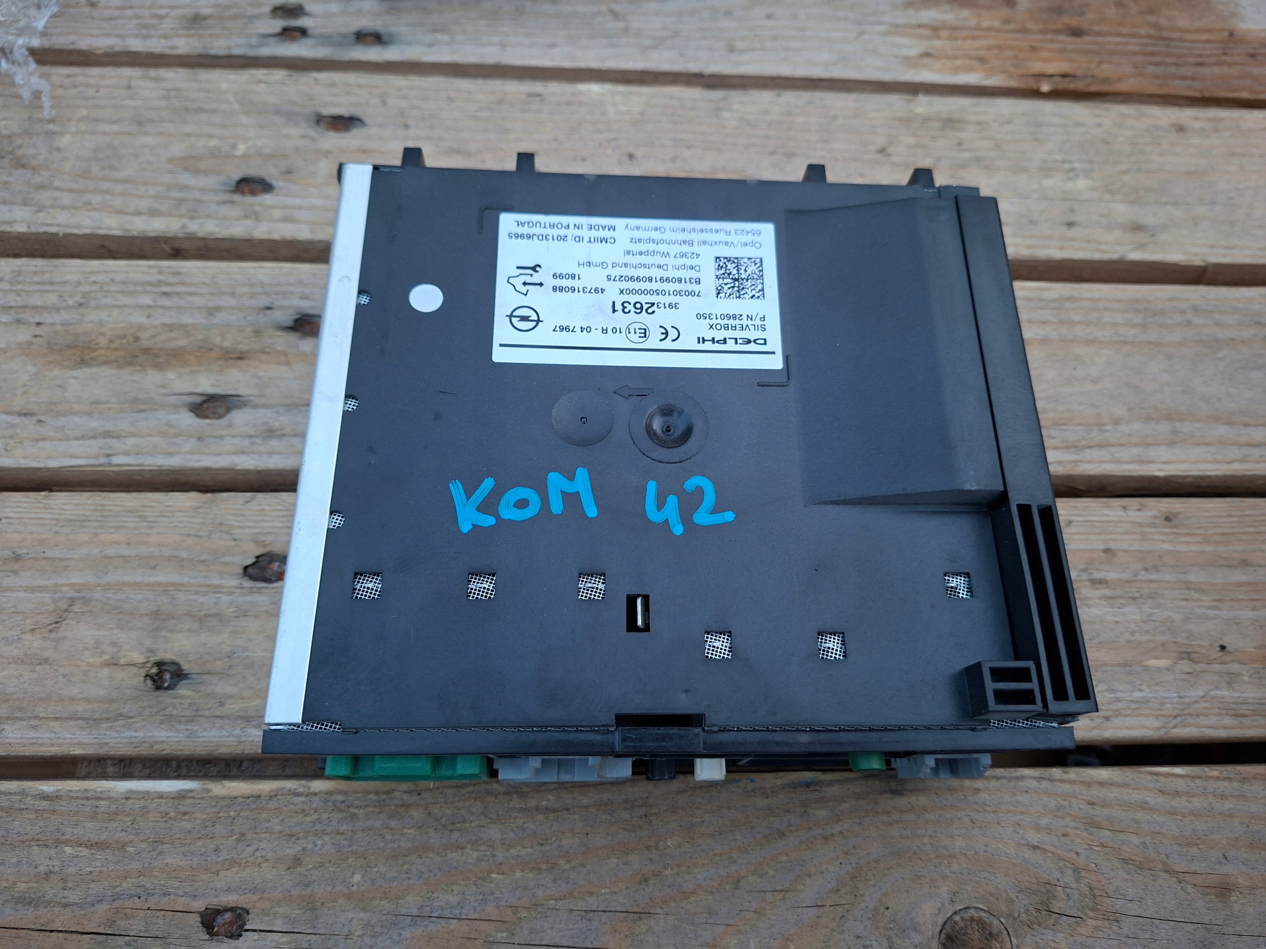 module control unit SILVERBOX OPEL INSIGNIA B 17-21 39132631