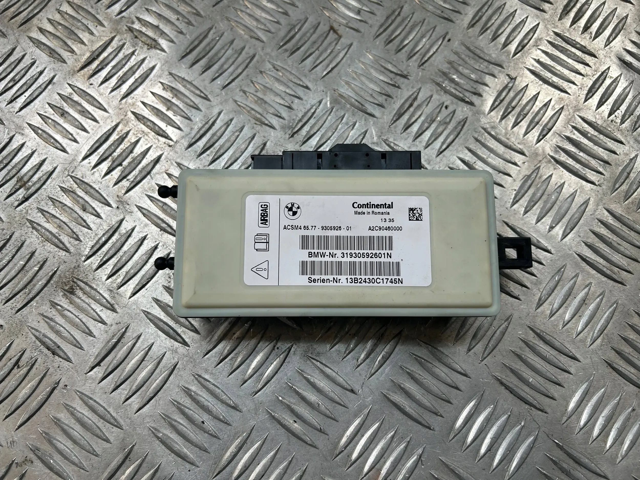 MODUŁ STEROWNIK AIRBAG BMW X5 F15 F16 9305926