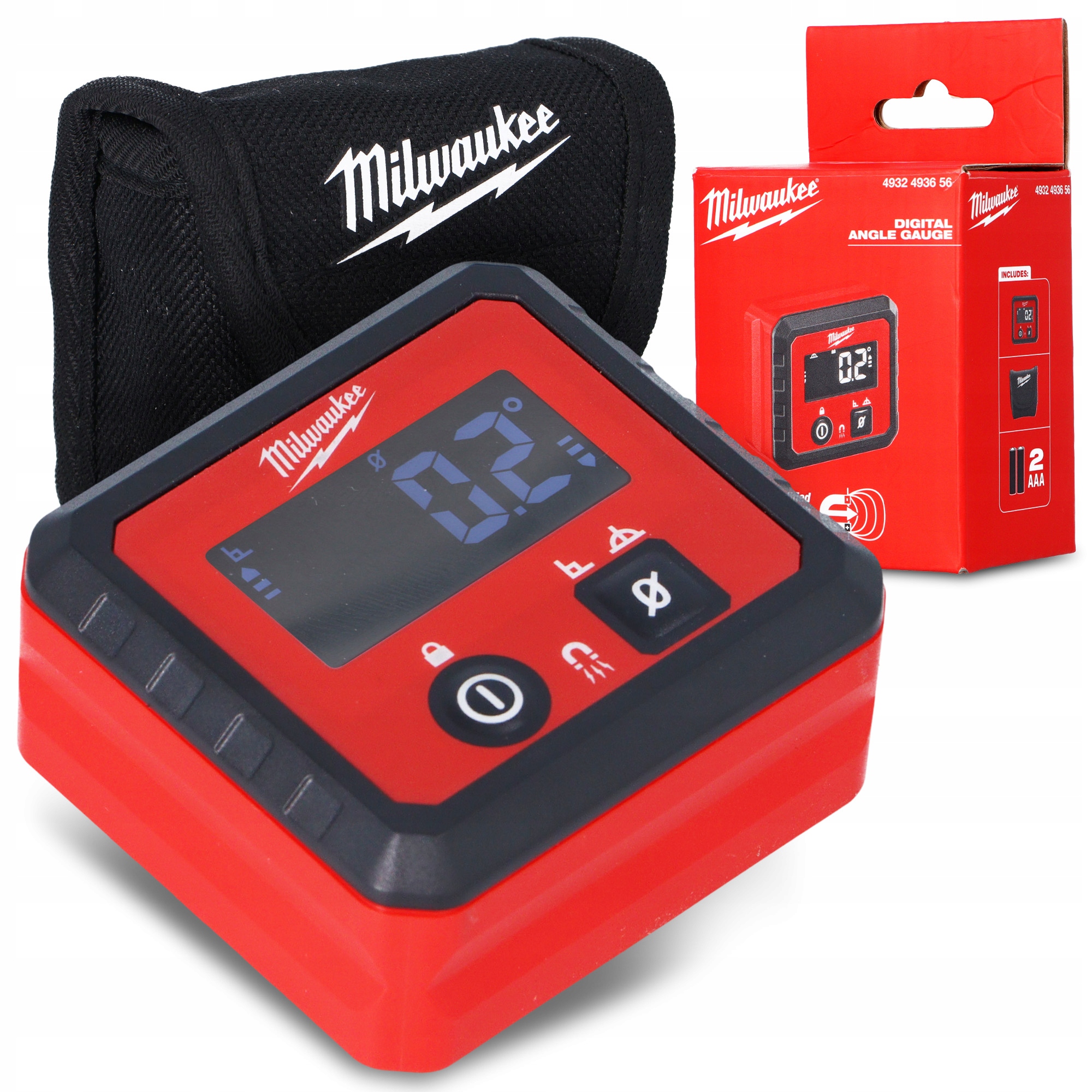 Úhloměr Úhelník Digitální Měřič Úhlu Magnetem Vodováha Inklinometr 5C-P