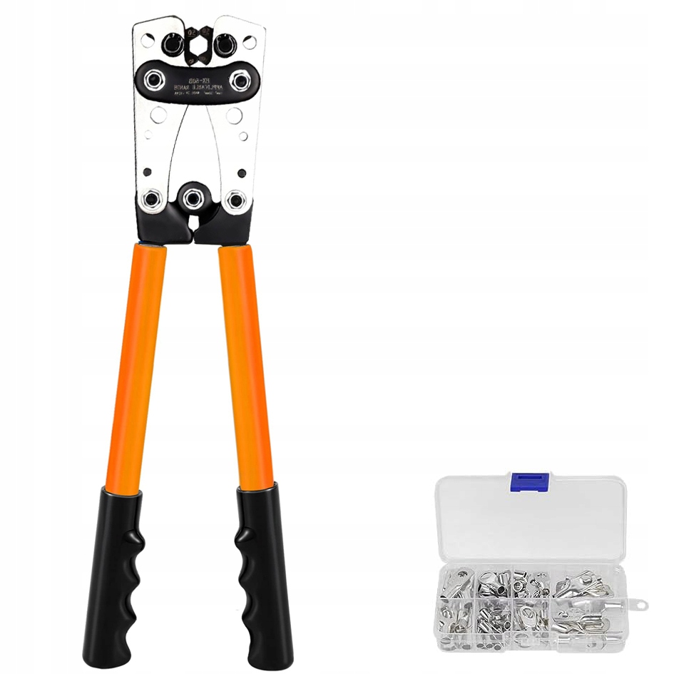 Očko na bateriový kabel, Krimpovací kleště, Velké krimpovací kleště, Bateriový kabel