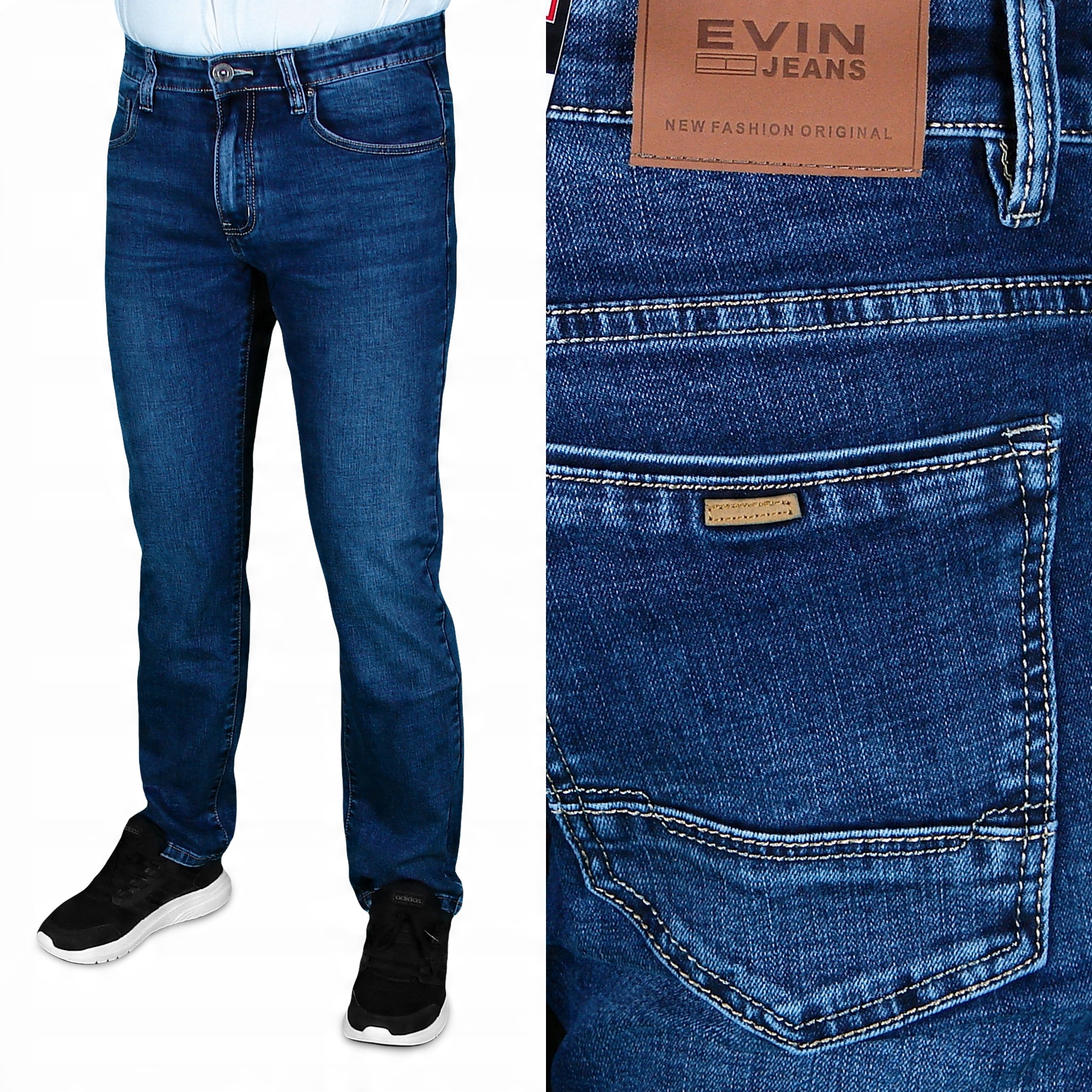 

Spodnie Męskie Jeansowe W 38 L 32 W98 -100 cm