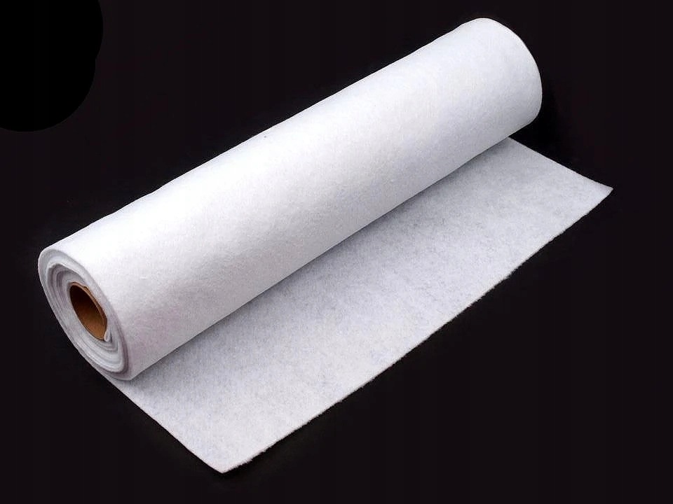 Plst šířka 41 cm 5 m 1 (F31) bílá perleťová
