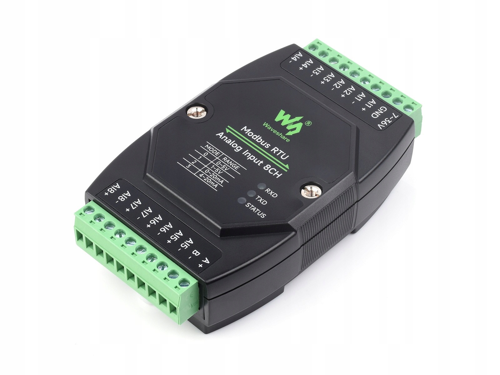 Modbus Rtu Analog Input 8CH (b) 8-kanałowy moduł wejść analogowych 0-10V