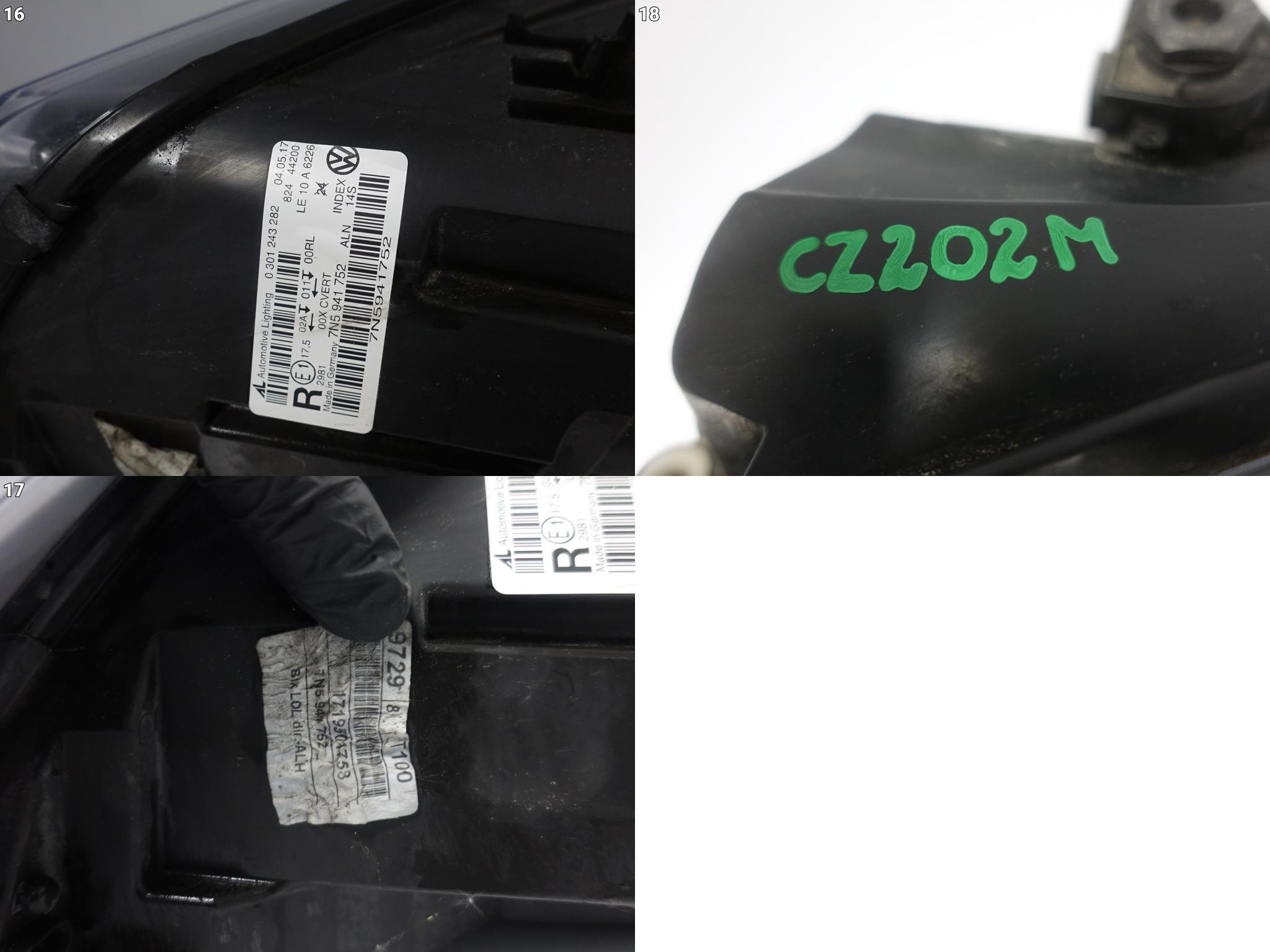 SEAT ALHAMBRA II 2 7N5 10-20 light XENON right front EUROPA