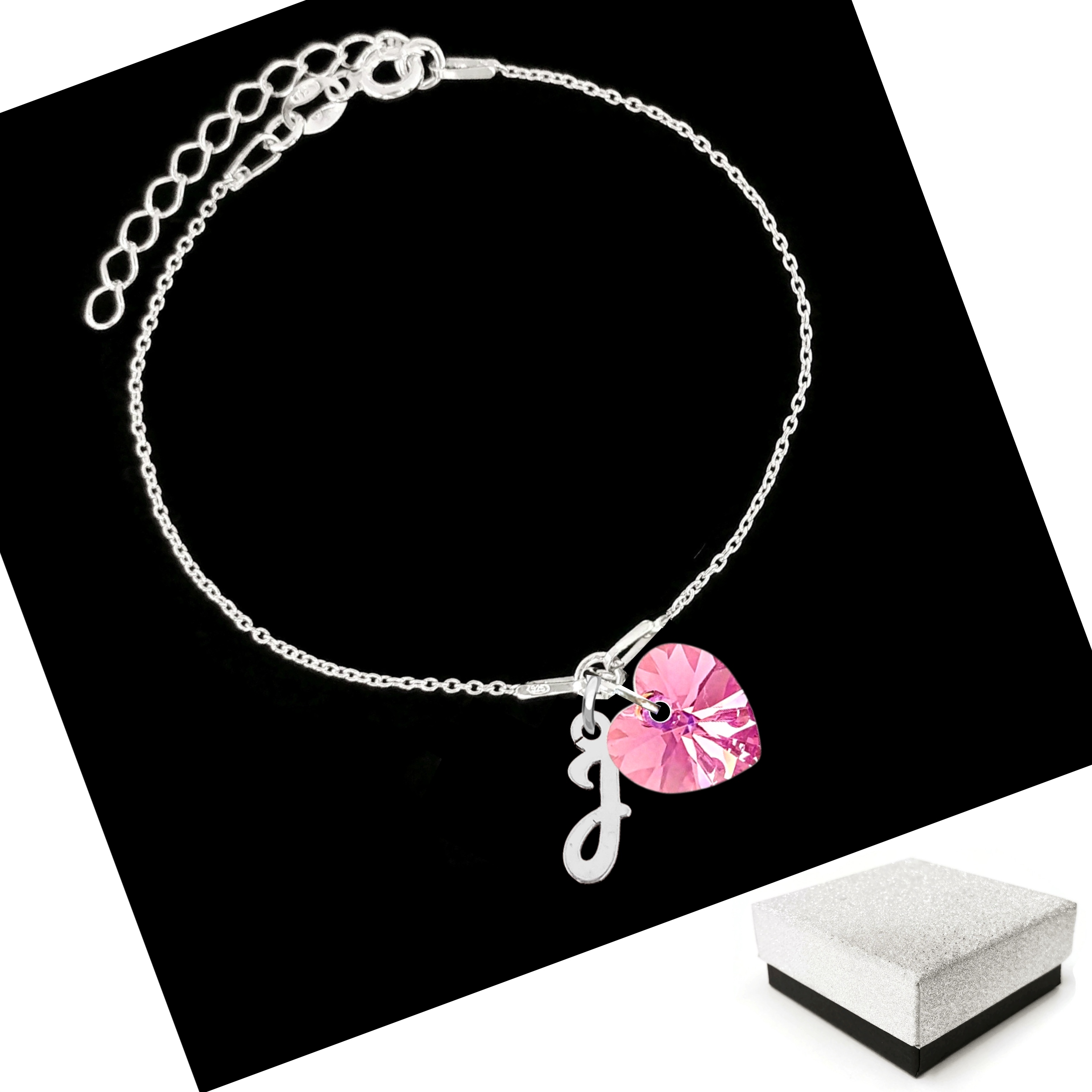 

Bransoletka dla Dziewczynki Literka Alfabet Srebro