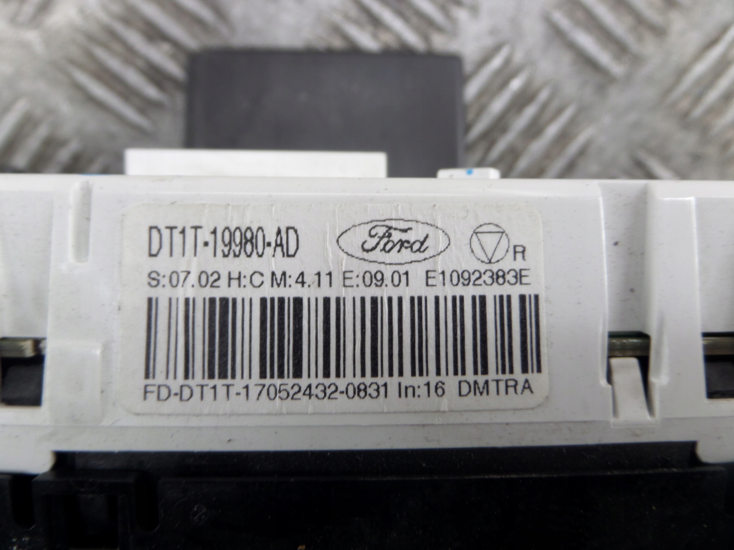control panel KLIMATYZACJA FORD OE DT1T19980AD