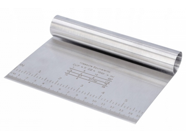 METALOWA SZPATUŁKA DUŻA SKROBKA NÓŻ DO CIASTA TORTÓW DUŻY MASY TORTU KREMU