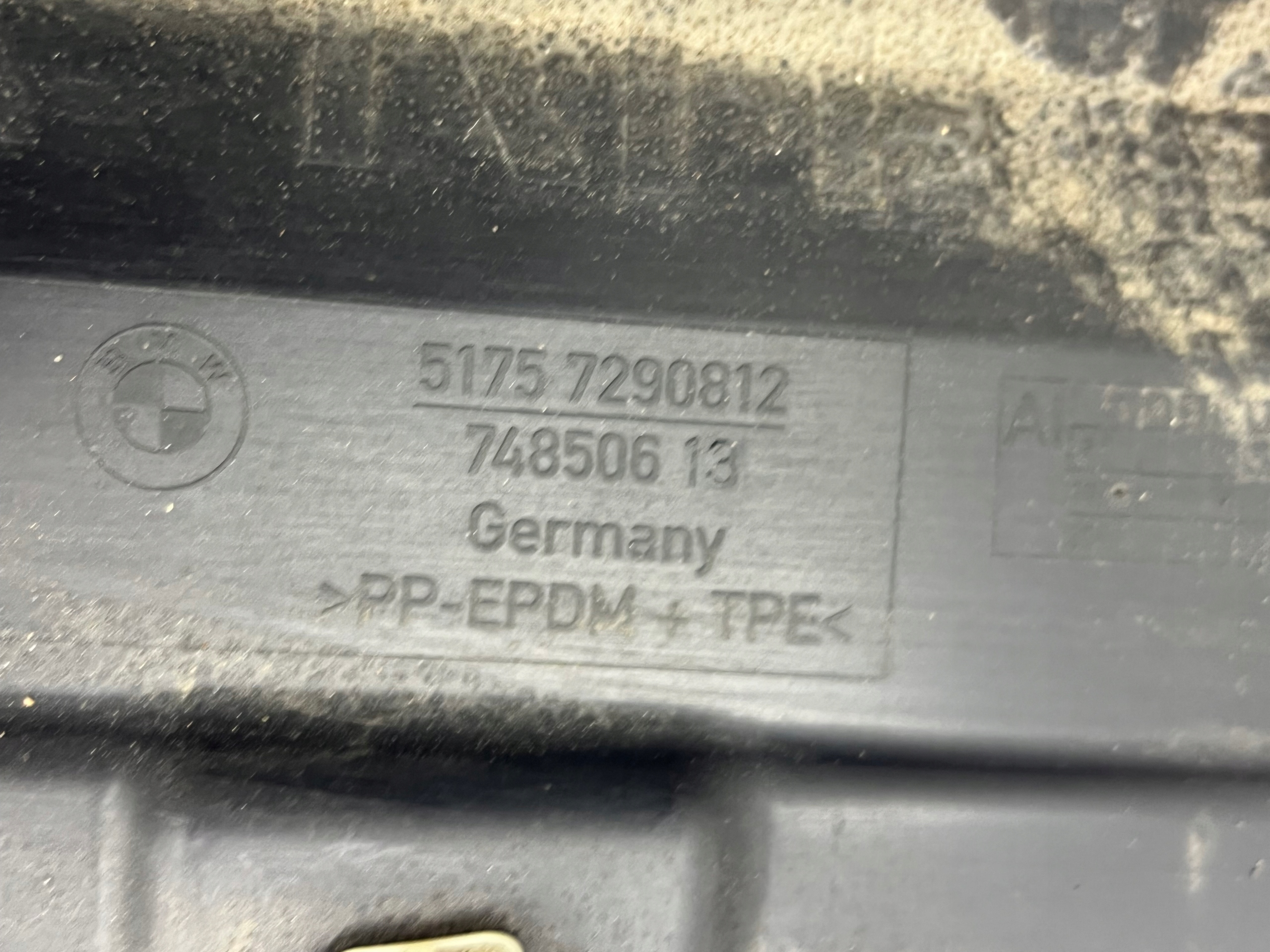 abdeckung blende abdeckung unterfahrschutz rechts 7290812 BMW 2 F45 ACTIVE TOURER