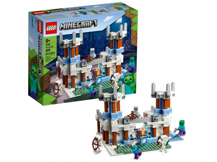 LEGO MINECRAFT LODOWY ZAMEK ZESTAW 21186 Marka LEGO