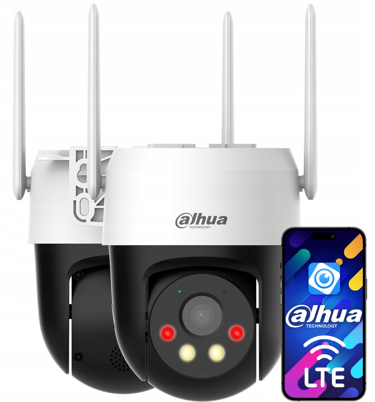 Otočná kamera 5MPx Lte 4G Dahua P5AE-PV-4G Externá Smart Dual Light