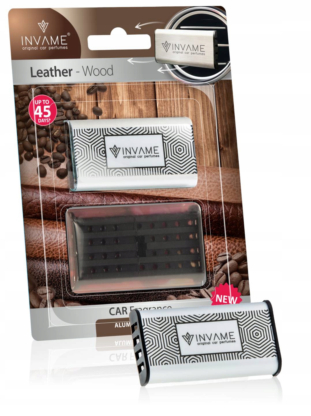 INVAME Skórzano-Drzewny- ZAPACH SAMOCHODOWY PERFUM