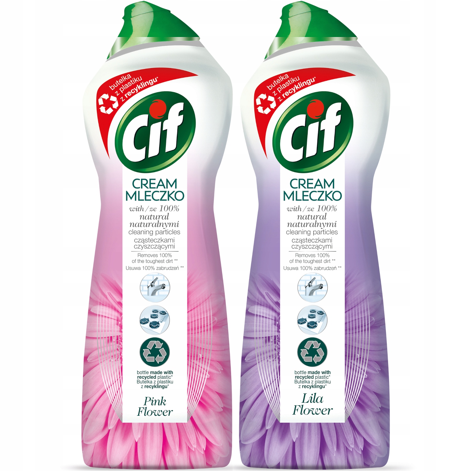 

Cif Cream Mleczko do czyszczenia Lila Pink 2x780g