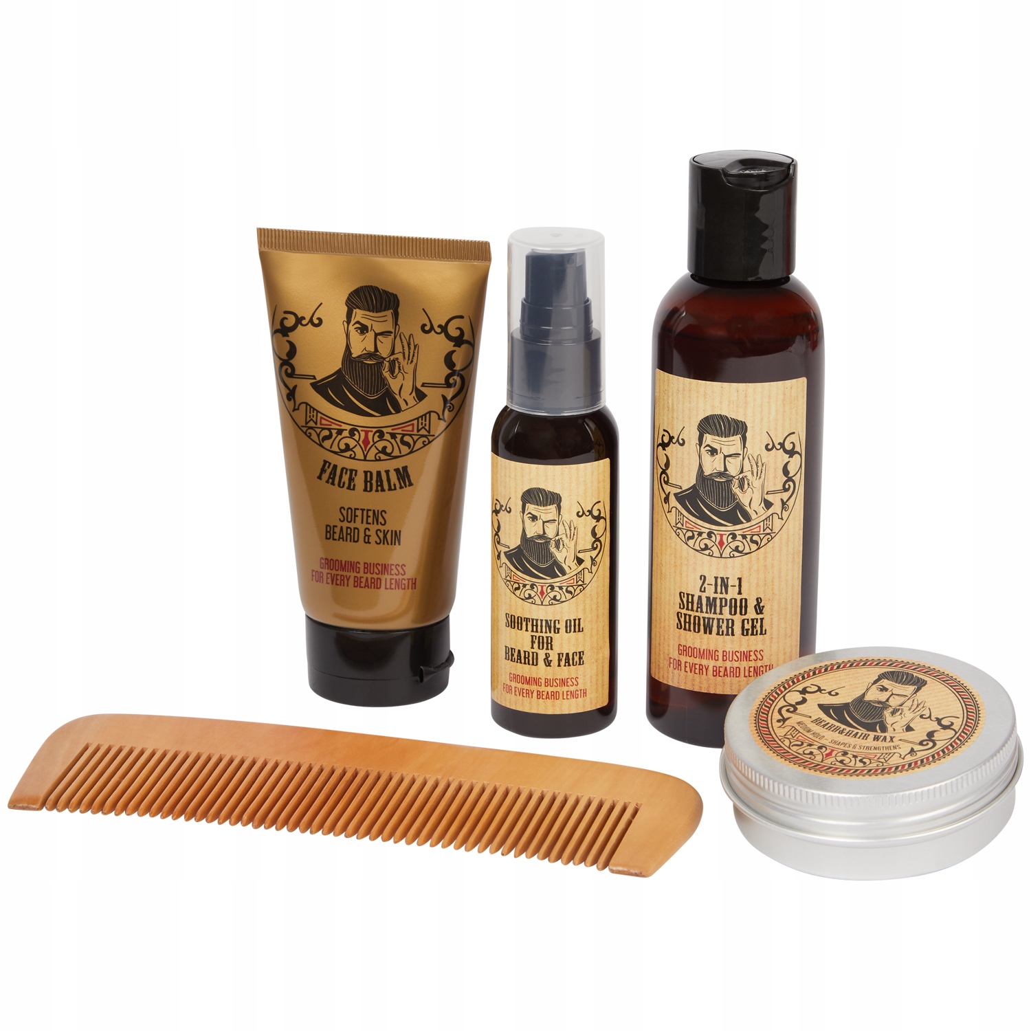 BARBER SHOP ZESTAW KOSMETYKÓW DO PIELĘGNACJI BRODY DLA BRODACZA KWADRATOWY Marka inna marka
