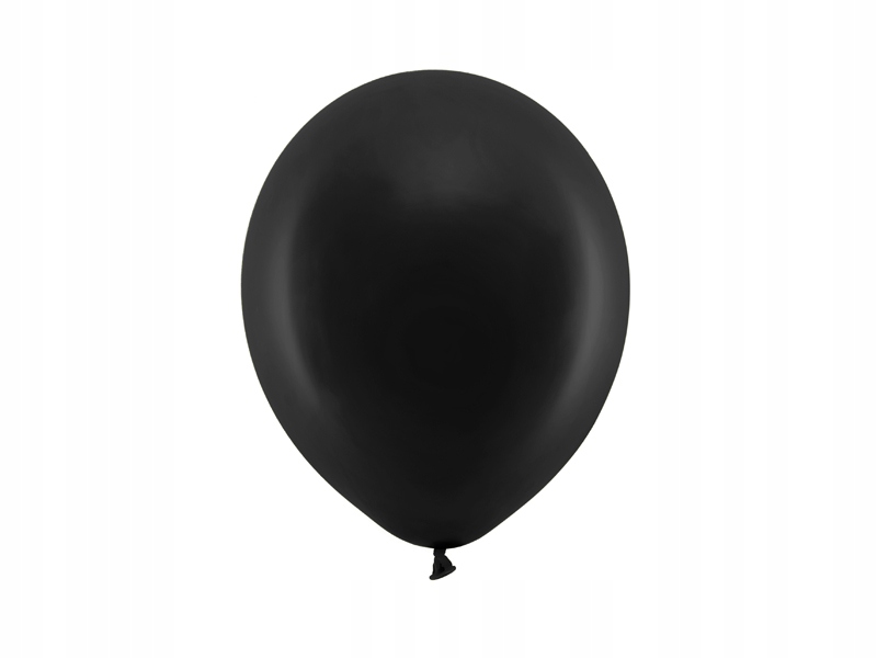 

Balony 23cm pastel czarny Urodziny Ślub 100 szt.