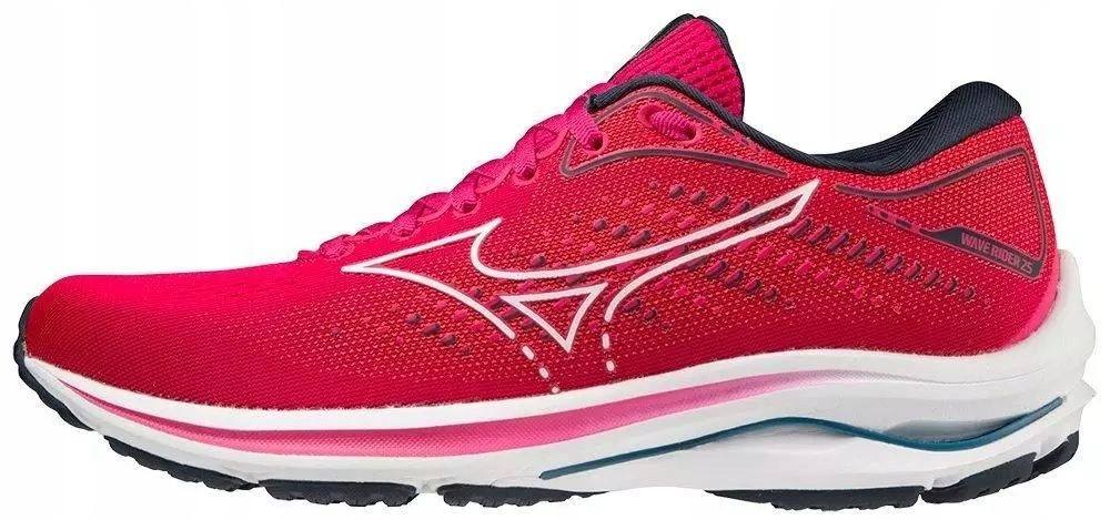Buty sportowe Mizuno Wave Rider 25 Red/pink/white Rozmiar Euro 38.5